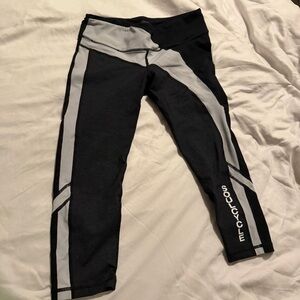 SoulCycle Black and Gray Leggings